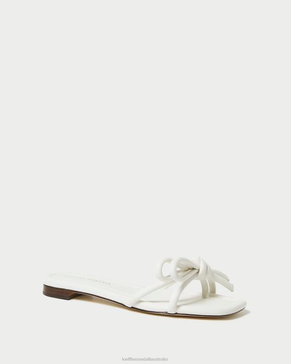 Shoes White Loeffler Randall 044J123 Women Hadley Bow Sandal