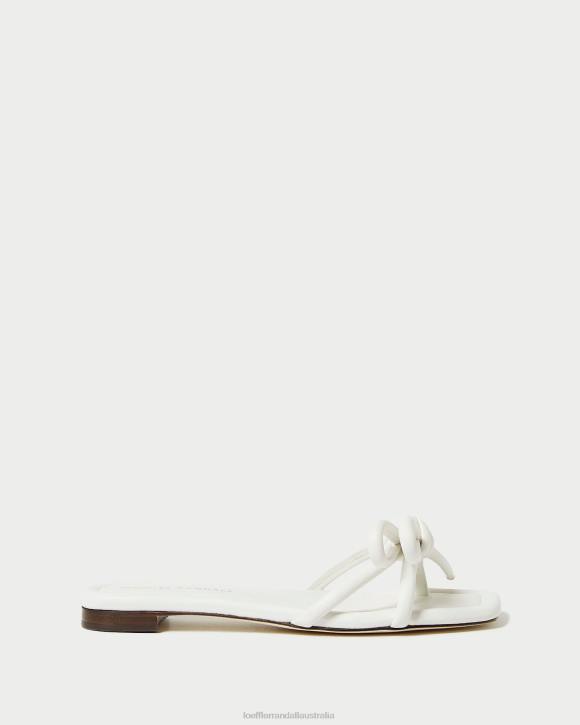Shoes White Loeffler Randall 044J123 Women Hadley Bow Sandal